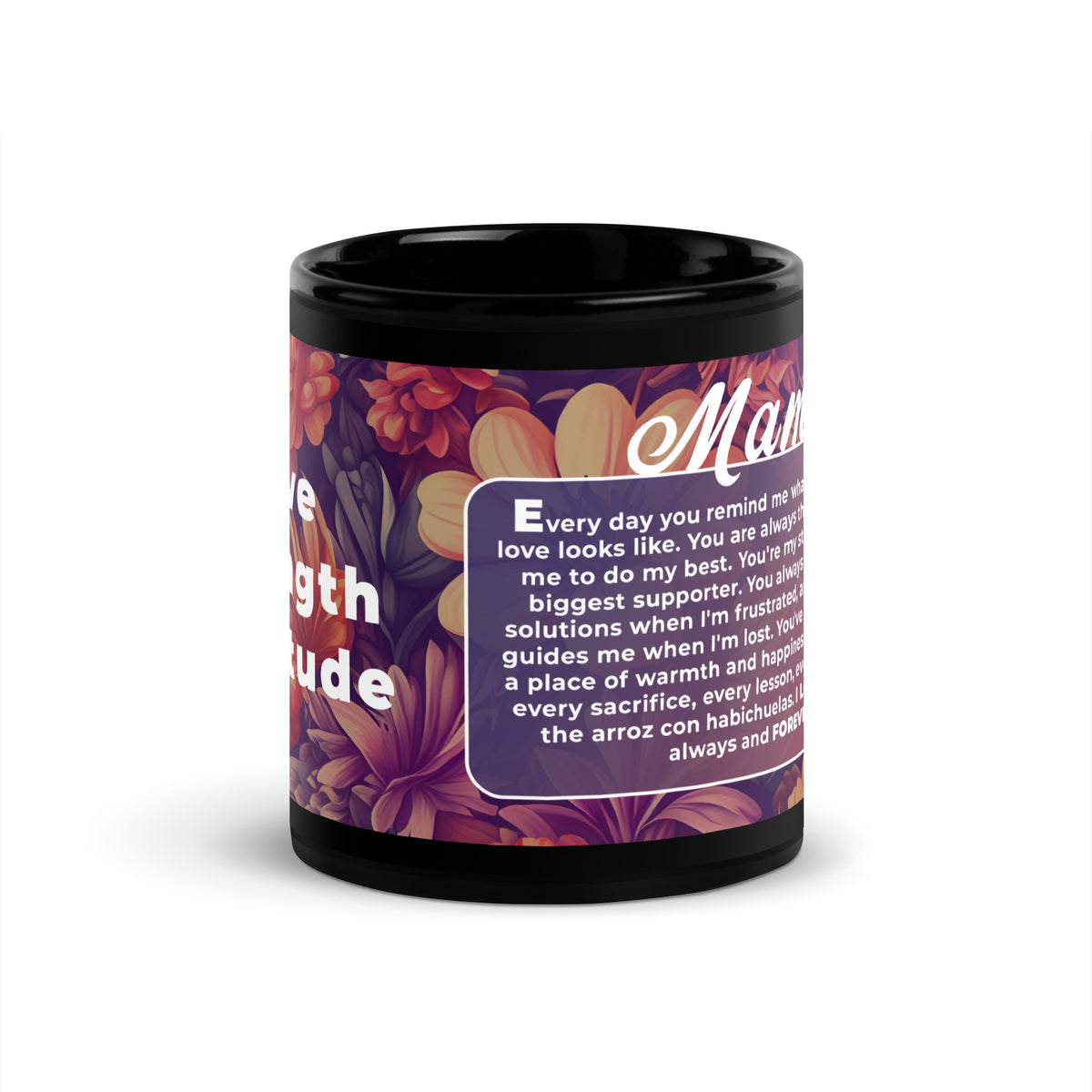 Black Glossy Mug